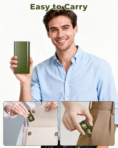 Weekly Pill Organizer 2 Times a Day, 7 Day AM/PM Pill Box, Portable Medication Dispenser with Child-Resistant Latch, BPA-Free, Travel, Office, Pets, Emergency Use (Green) - Thumbnail 6