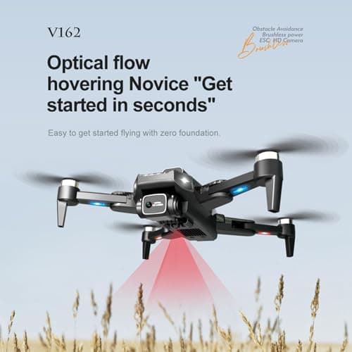 4K Dual-Camera Drone with GPS for Adults & Teens - Foldable RC Quadcopter with Auto Focus, 30 Mins Flight Time, Follow Me, Waypoint Flight, Headless Mode, 6-Axis Gyro, One-Key Emergency Stop - Black - Thumbnail 4