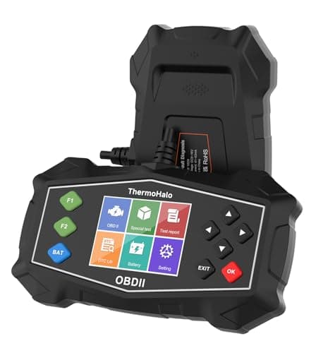 ThermoHalo Professional OBD2 Scanner Car Diagnostic Tool, OBDII EOBD Code Reader, Enhanced Check Car Engine Light Diagnostic Scan Tool, Upgraded Fault Code Scanner for All Vehicles from 1996