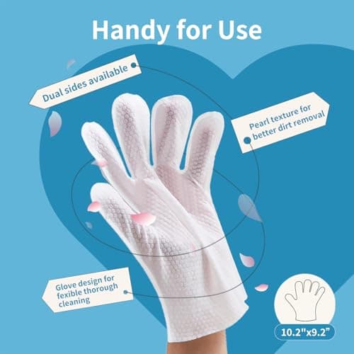 Pawimood Hypoallergenic Pet Grooming Wipes for Dogs & Cats - Coconut Oil Cleaning & Deodorizing Bathing Wipes with Hydrating Formula for All Body Parts,Dog Cleaning Wipes Remove Odor (3 Pack) - Thumbnail 2