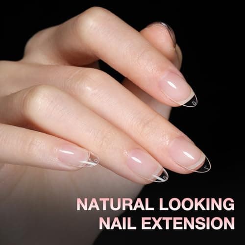 BEAUTPAL Short Almond Nail Tips Fake Nail Tips, 240Pcs Half Matte Soft gel Nail Tips, 15 Sizes Full Cover Acrylic False Press on Nails Tips, Nail Extension Tips - Thumbnail 5