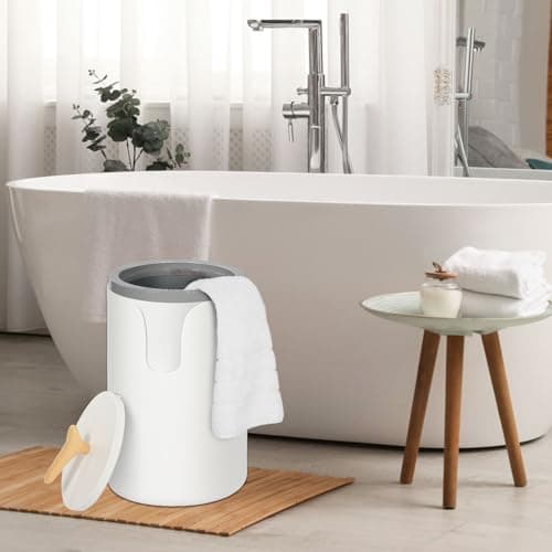 JXUFDHO Towel Warmer, 20L Hot Towel Warmers for Bathroom, Auto Shut Off Towel Warmers Spa, 2 Temp Modes&3 Timer Settings, Suitable for Towels, Bathrobes, Blankets, Pajamas, etc - Thumbnail 3