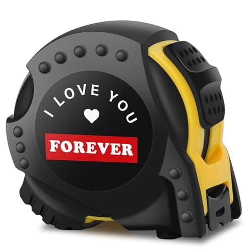 LA NOVO Tape Measure, I Love You Wedding Anniversary for Husband Boyfriend, Tool Gift for Men Him with Box - Image 1