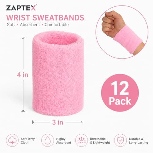 Zaptex Football Soccer Elastic Captain Armband Basketball Adjustable Player Bands (Pink) - Thumbnail 4