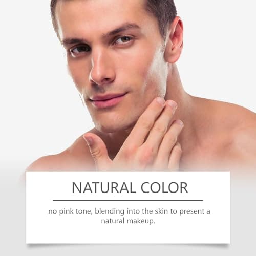 Men's Tinted Moisturizer with Shea Butter - Lightweight, Fragrance-FreeNatural-Looking Coverage, Hydrating & Oil-Free, Water & Sweat Resistant for All-Day Wear, Non-Greasy Formula (Nude Tone1.76oz) - Thumbnail 5