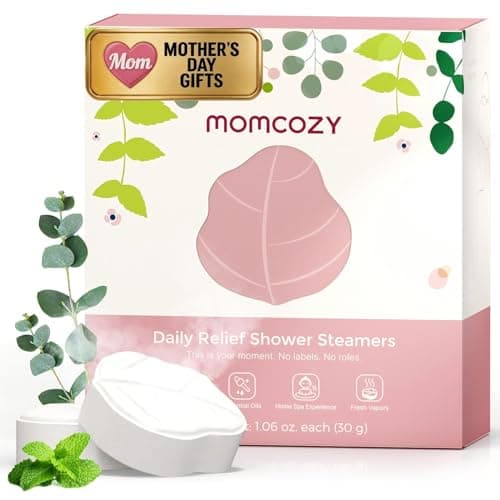 Momcozy 14 Pack Shower Steamers, Mothers Day Gifts, Self Care for Women, Bridal Shower, Aromatherapy with Natural Peppermint & Eucalyptus Essential Oil, Relaxation, Long-Lasting, Ideal Spa Gifts - Image 1
