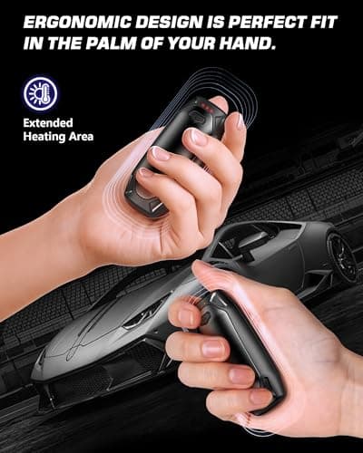 Kesguar Hand Warmers Rechargeable - 2 Pack 14000mAh AI Electric Hand Warmers with Charging Case, Magnetic 2 in 1 Pocket Handwarmers, Portable Heater Gifts for Women/Men/Golf/Camping/Hunting - Thumbnail 3