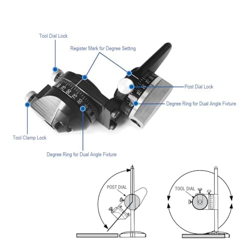 Lakimi Grinding Machine Engraving Carve Knife - Precision Dual-Angle Grinder for Professional Sharpening and Polishing LK-GM02 - Thumbnail 5