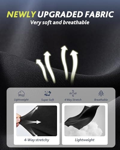 CAMPSNAIL 4 Pack Biker Shorts for Women High Waist - 5"/8" Tummy Control Soft Athletic Yoga Workout Running Gym Shorts - Thumbnail 4