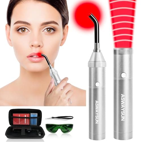 Infrared Red Light Device for Joints & Muscles, 460:630:660:850:900nm Cold Sore, Portable Near Infrared Wand for Face & Body Mouth Nose Effective 2 in 1 Modes - Image 1