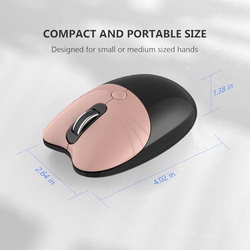 MOFII Wireless Keyboard and Mouse Combo, 2.4 GHz Full-Size Retro Round Keyboard with 8 Multimedia & Shortcut Keys, Plug and Play, Compatible with Mac, Windows, Laptop, Desktop, PC - Coffee Gradient - Thumbnail 4