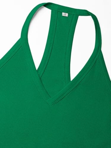 GKBK Racerback Tank Top for Women Spaghetti Strap V-Neck Layering Cami - Thumbnail 5