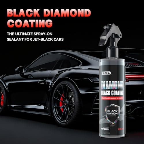 WEICA Black Car Coating Spray Wax | Ceramic Shine Wax for Black Cars - Thumbnail 2