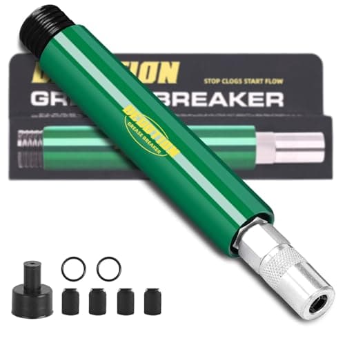 DEUOTION Grease Fitting Cleaning Tool, Replacement 4-Jaw Inserts for Grease Coupler, Penetrating Fluid & Hydraulic Pressure for Fast, Safe Removal of Clogged Fittings, Pins, Shafts, Bushings
