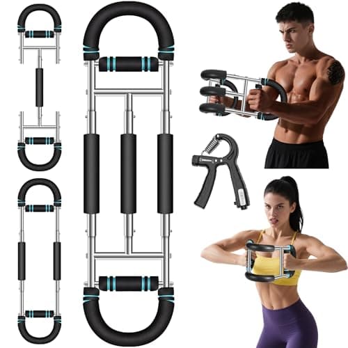 Laapee Twister Arm Trainer, 9-Level Adjustable 20-270lbs Chest Workout Equipment with Grip Strength Trainer, Arm Trainer for Men Women, Home Gym Arm Exerciser to Build Biceps, Chest & Grip Strength - Image 1