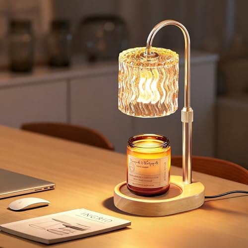 Homelist Candle Warmer Lamp with Timer, Height Adjustable Candle Lamp, Home Decor, Wax Melt Warmer for Birthday Chrismas Holiday Gifts for Mom, Women, Sister - Image 1