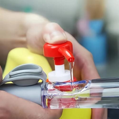 5-in-1 Soap Dispensing Dish Wand Kit | All-in-One Kitchen Cleaning Tool, Scrub Brush and Sponge Set with Soap Dispenser | Includes 2 Brushes, 2 Sponges, for Cleaning Dishes, Cookware, Utensils & Pots - Thumbnail 6