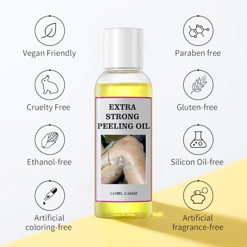 YAFUSIPE Yellow Peeling Oil for Dark Skin Strong Peel Oil Extra Strength Exfoliating Chemical Exfoliant Peels Solution at Home Body Peeling for Exfoliate Body Hand Foot Knuckle All Skin Type 3.66 OZ - Thumbnail 4
