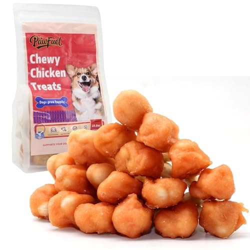 PawFuel Dog Treats Chicken-Wrapped Calcium Bone Chew, Rich in Taurine, Suitable for Small, Medium, Large Dogs. Clean Teeth Freshen Breath. Use Training Reward Each Pack Contains 10.58 Ounces. - Image 1