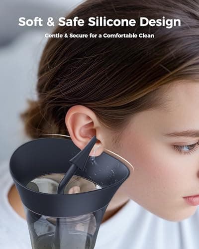 KAUGIC Manual Ear Wax Cleaner – Safe, Comfortable & Easy to Use Seamless One-Hand Operation, Dark Blue - Thumbnail 6