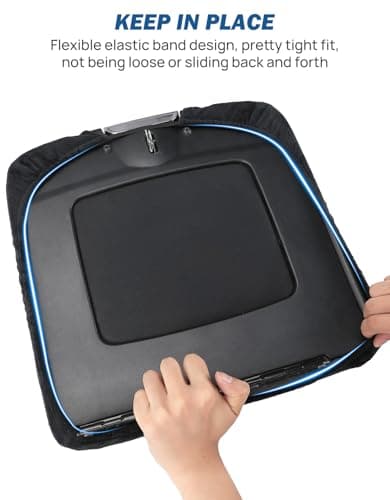 JOYTUTUS Center Console Cover Compatible with 2013-2018 Ram 1500 & 2013-2026 Ram 2500/3500/1500 Classic Model Jump Seat Console, Neoprene Arm Rest Armrest Cover for Car, Middle Console Cover Lid - Thumbnail 5