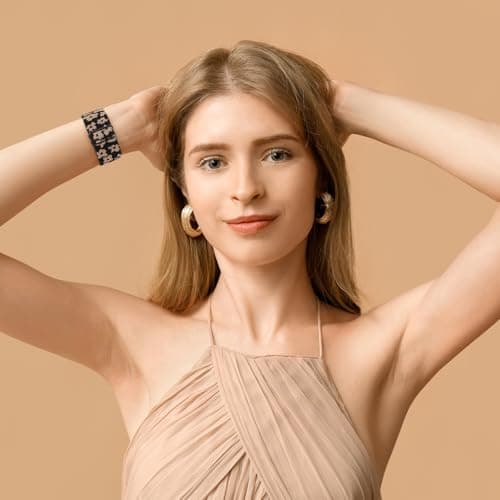 MITEV 6 Pack Stretchy Solo Loop Compatible with Apple Watch Band 38mm 40mm 41mm 42mm 44mm 46mm 45mm 49mm Women,Soft Nylon Elastic Braided Strap Wristband for iWatch Series 11 10 9 8 7 6 5 4 3 Ultra/SE - Thumbnail 2