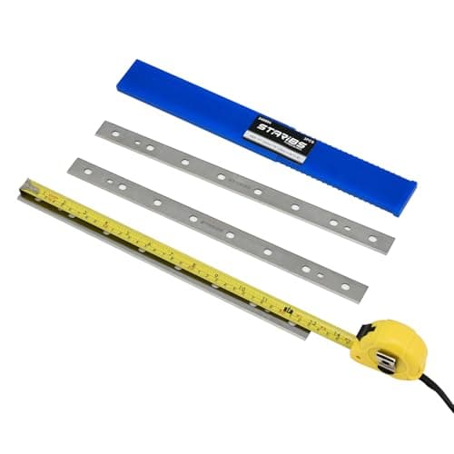 STARIBS 13-Inch Thickness Planer Blades for DeWalt DW735 DW735X Planer, Replacement DW7352 HSS M2 Woodworking Knives- Set of 3 - Thumbnail 4