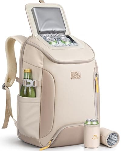 MATEIN HER Cooler Backpack for Women with Hook-and-Loop Top Lid for Beach - Image 1
