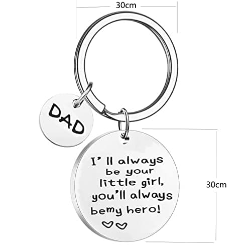 Ediseng Cool Dad Christmas Gifts from Daughter,Funny Dad Keychain for Men,Personalized Stocking Stuffer,Quick Releasing Keychain - Thumbnail 4