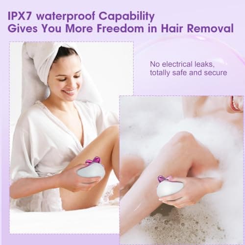 Electric Razors for Women- Waterproof & Travel Lock for 5D Rotary Shaver - Thumbnail 3