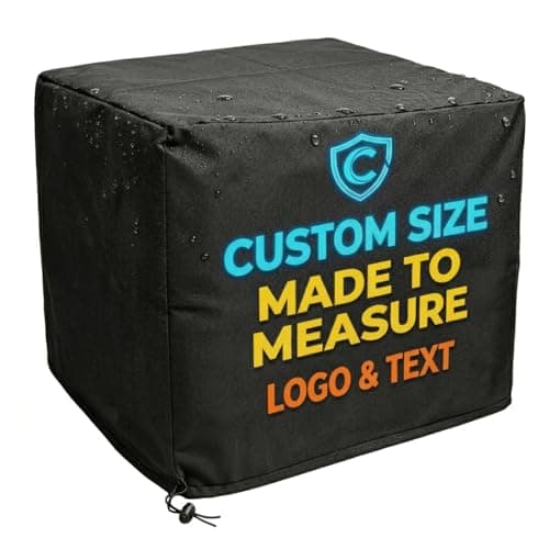 Custom Fit Home Dust Protection Cover - Made-to-Measure Dust Cover with Personalized Logo/Text for Patio Furniture, Equipment, Treadmills, Appliances, Outdoor Air Conditioners (Home Dust Cover) - Image 1
