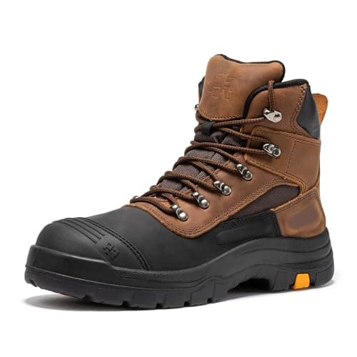 ROCKROOSTER Sedona - Men's Waterproof Puncture Resistant Work Boots, 6" Lace Up Steel Toe ASTM Safety Boots AK216New-08.5 - Image 1