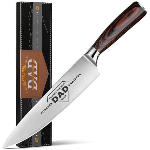 Plys Gifts for Dad Birthday Gift: Gifts for People who Love to Cook Christmas Gifts for Dad Kitchen Chef Knife Presents for Father - Image 1
