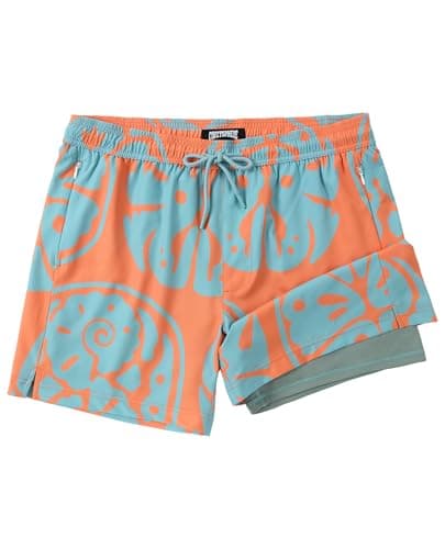 CoozySphere Mens Swim Trunks with Compression Liner 5 Inch 5" Quick Dry Swim Shorts Bathing Suits Swimwear Board Shorts wiht Pockets XXXL - Image 1