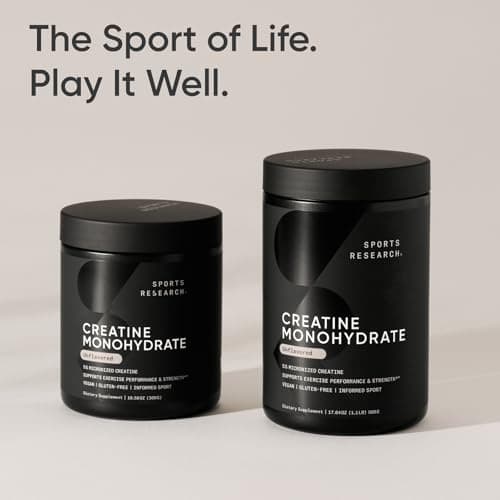 Sports Research® Creatine Monohydrate (Micronized) Powder 5g, 35.27oz - Thumbnail 6