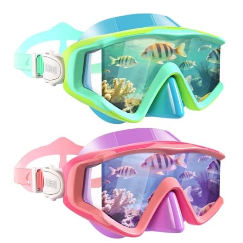 Aegend Swim Goggles for Adult Kid 220° Wide View Goggles for Swimming - Image 1