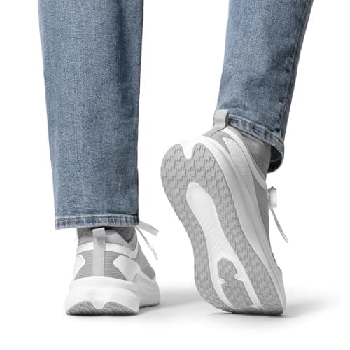 Bruno Marc Men's Non Slip Lightweight Cushion Mesh Sneakers Walking Shoes Breathable Comfortable Casual Shoes,Size 11,White,SBWA26014M - Thumbnail 2