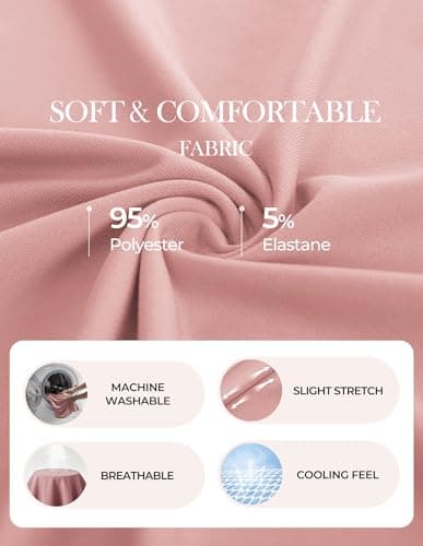 GRACE KARIN Summer Tops for Women Dressy Casual, Ruffle Short Sleeve Work Shirt, 2026 Spring Blouses Light Pink X-Large - Thumbnail 4