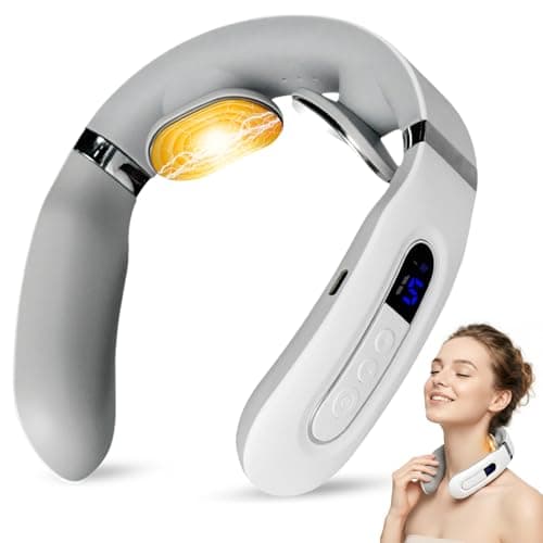 Richie House Neck Massager with Heat, Neck Massager for Pain Relief Deep Tissue, Portable Deep Tissue Relaxation for Home, Office & Travel, Ideal Gift for Women & Men - Image 1