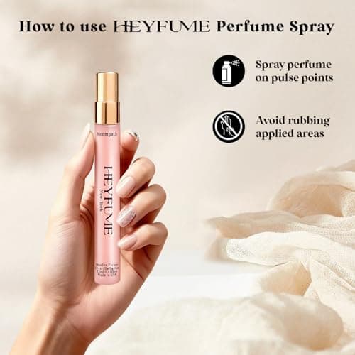 Amber&Floral Perfume for Women: Premium Eau de Parfum Lemon & Jasmine Scent Blend Inspired by Modern Way Floral Scent - Long Lasting Travel Size Spray 0.41 fl oz - Thumbnail 4