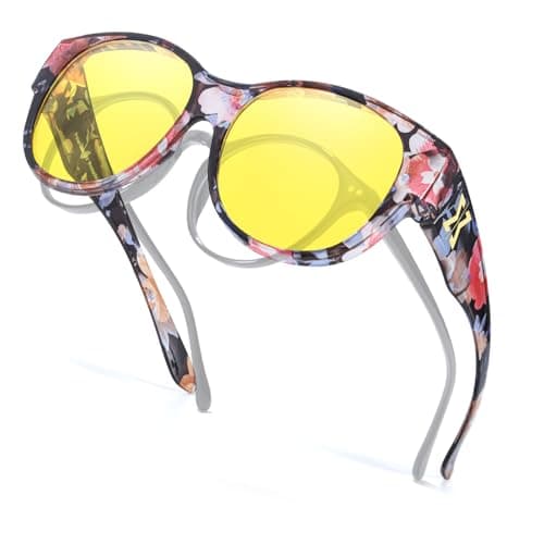 Xfeel Night Driving Glasses for Women - Anti Glare Night Vision for Low-Light Conditions - Image 1