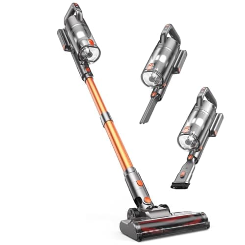 Zefiro Cordless Vacuum Cleaner for Home,450W /40Kpa 50Mins Stick Vacuum,Anti-Tangle 1.5L Dust Cup, Rechargeable Wireless Handheld Vacuum for Pet Hair/Carpet/Floor - Image 1