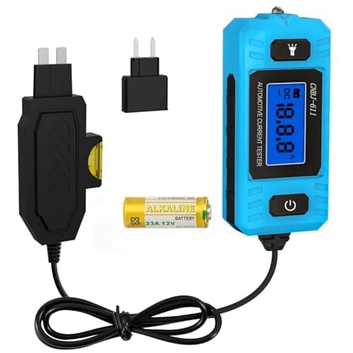 Ansbell Car Circuit Tester Fuse Tester Automotive Current Tester Blade Fuse Max 48V, Circuit Measure AmpFuse Buddy, Automotive Blade Checker Fuses Box Current Test - Image 1