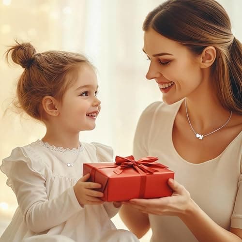 Eaciy Silver Initial Necklaces for Women, 18K White Gold Plated Heart Initial Necklace Dainty Letter L Silver Necklace for Women Trendy Birthday Gifts Jewelry - Thumbnail 4