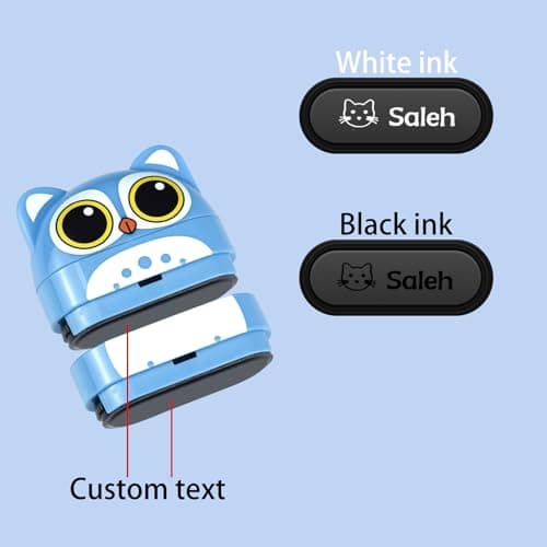 OCFTERY Personalized Name Stamp for Kids Clothing - Waterproof, Permanent Custom Clothing Stamp with Double-Sided Cute Cartoon Design - Ideal for Daycare, School & Laundry Labels - Thumbnail 4
