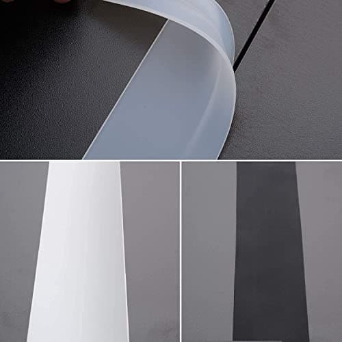 Silicone Kitchen Stove Gap Covers, Kitchen Counter Gap Anti-Slip Non-Tacky Filler Seals Spills Between Counter, Stovetop, Oven, Washer, heat-resistant，Set of 2 (21Inches, Translucent) by liboyixi - Thumbnail 3