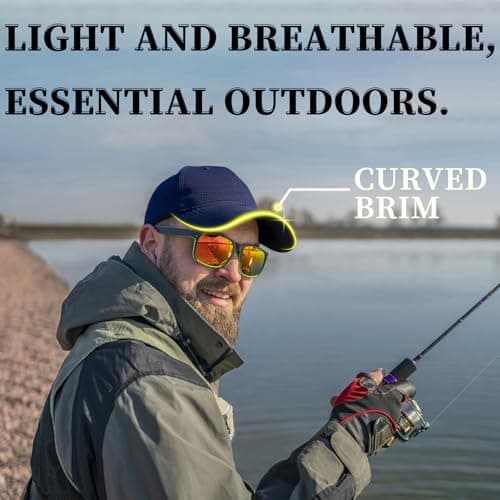 Oeyliz Baseball Cap Hat Men Women Baseball Cap Adjustable Plain Hat One Size All Seasons Running Fishing Workouts Outdoor Activities Navy Blue - Thumbnail 3