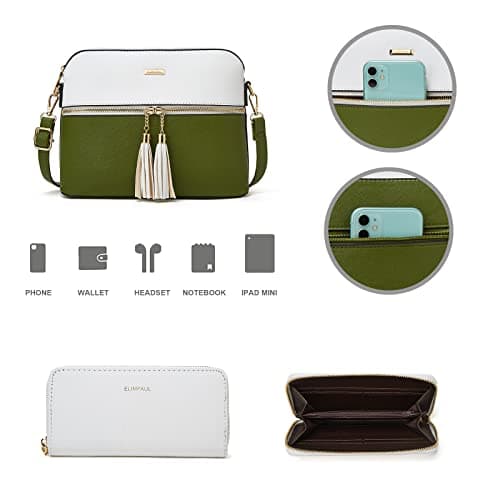 Women Fashion Handbags Wallet Tote Bag Shoulder Bag Top Handle Satchel Purse Set 4pcs - Thumbnail 5