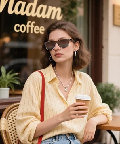 CIFOYA Polarized Sunglasses for Women Men Trendy Classic Retro Designer Sunglasses Fashion UV400 Protection - Thumbnail 3
