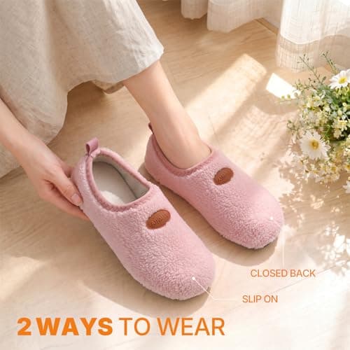 ATHMILE House Slippers for Women Men Lightweight Barefoot Slippers Non-Slip Indoor Outdoor Slipper Socks Cozy Slip-on House Shoes for Home Travel Yoga Camping Hospital Gifts for Women Men - Thumbnail 2